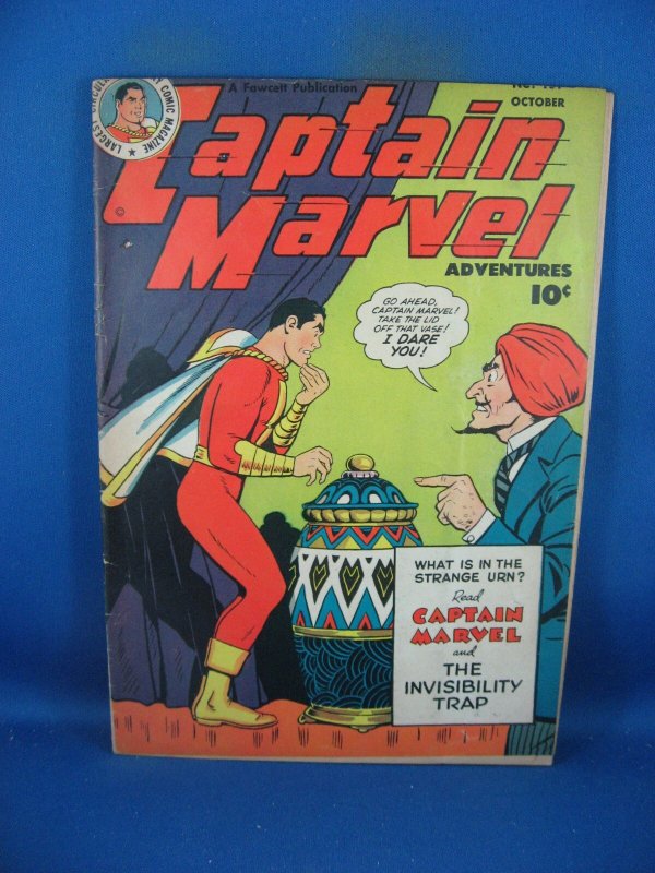 Captain Marvel Adventures #101 (Fawcett Publications, 1949), raw, ungraded comic book — front cover