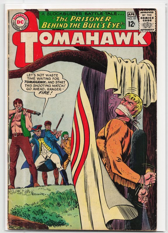Tomahawk #97 (DC Comics, 1965), raw, ungraded comic book — front cover