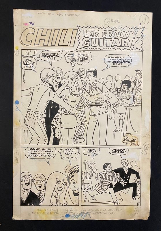 Chili #11, raw, ungraded comic book — front cover