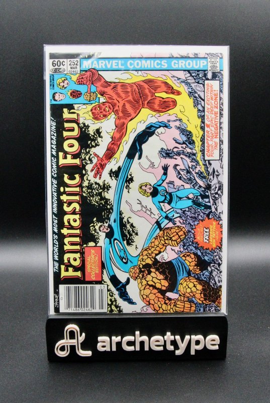 Fantastic Four #252 (Marvel Comics, 1983), raw, ungraded comic book — front cover