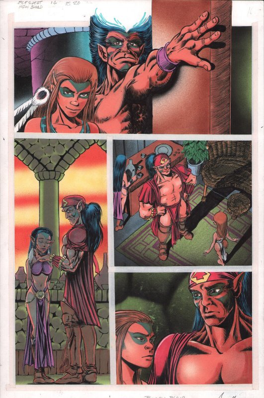 ElfQuest: New Blood #16 (WaRP Graphics, 1994), raw, ungraded comic book — front cover