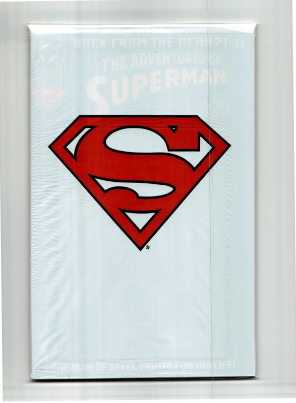 Adventures of Superman #500 (DC Comics, 1993), raw, ungraded comic book — front cover