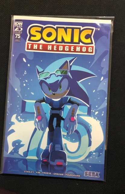 Sonic the Hedgehog #75 (IDW Publishing, 2024), raw, ungraded comic book — front cover