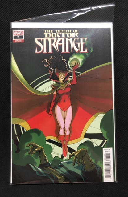The Death of Doctor Strange #5 (2022), raw, ungraded comic book — front cover