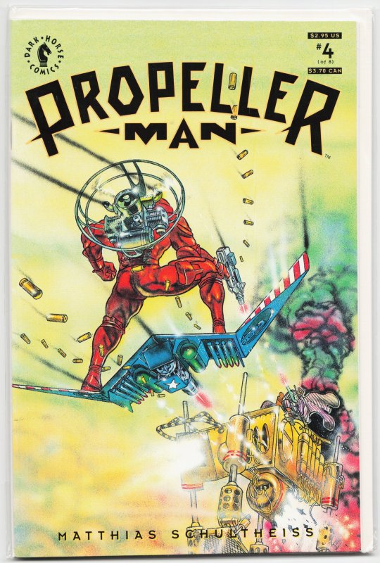 Propellerman #4 (Image Comics, 1993), raw, ungraded comic book — front cover