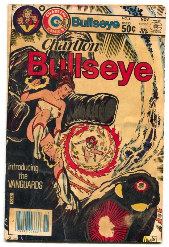 Charlton Bullseye #4 (Charlton Comics, 1981), raw comic book in FR condition — front cover