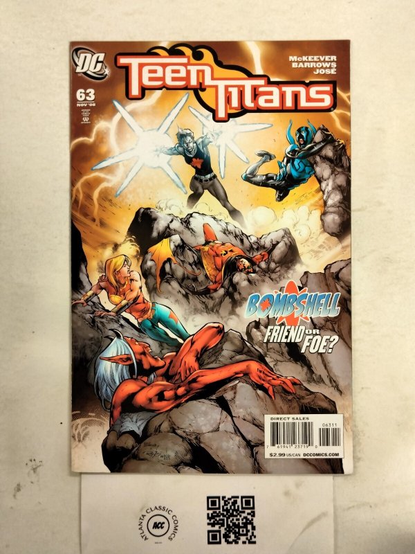 Teen Titans #63 (DC Comics), raw comic book in NM condition — front cover