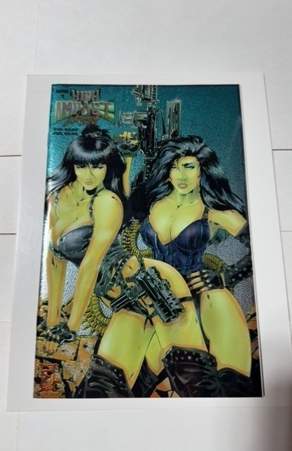 Double Impact #1 (1995), raw comic book in NM condition — front cover