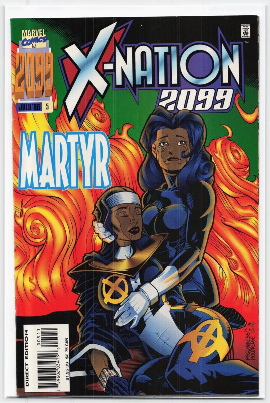 X-Nation 2099 #5 (1996), raw, ungraded comic book — front cover