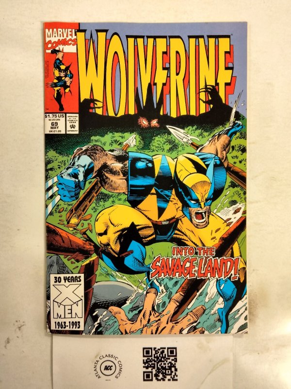 Wolverine #69 (Marvel Comics), raw comic book in NM condition — front cover