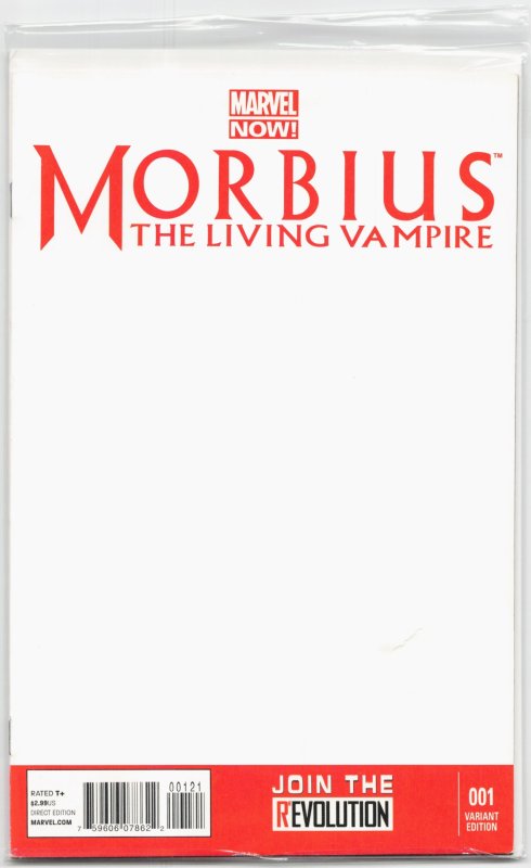 Morbius: The Living Vampire #5 (Marvel Comics, 2013), raw, ungraded comic book — front cover