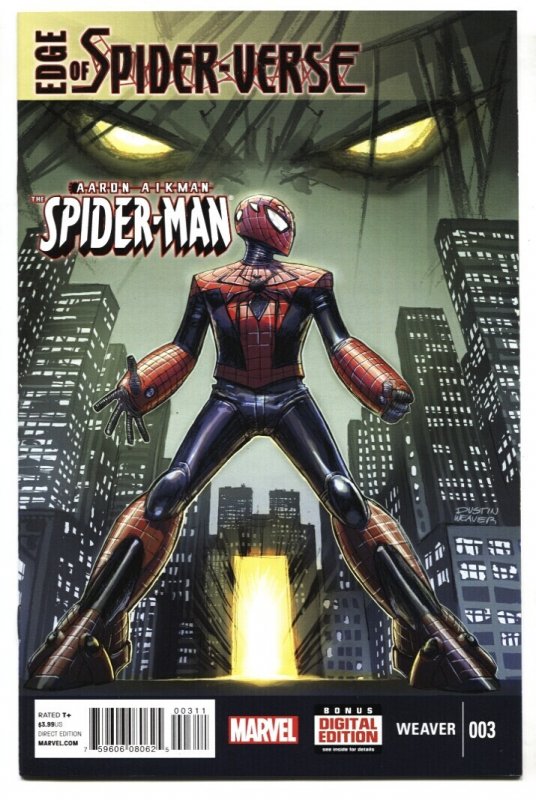 Edge of Spider-Verse #3 (Marvel Comics, 2014), raw comic book in NM- condition — front cover