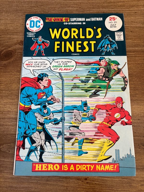 World's Finest Comics #231 (DC Comics, 1975), raw comic book in NM- condition — front cover