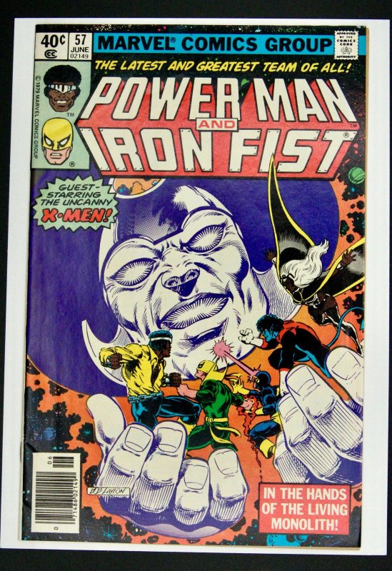 Power Man #57 (Marvel Comics, 1979), raw comic book in VF/NM condition — front cover
