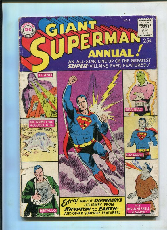 Superman Annual #2 (DC Comics), raw comic book in 4.5 condition — front cover