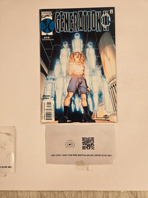 Generation X #74 (Marvel Comics, 2001), raw comic book in NM condition — front cover