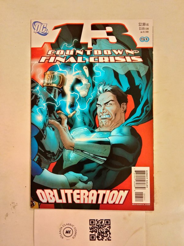 Countdown to Final Crisis #13 (DC Comics), raw comic book in NM condition — front cover