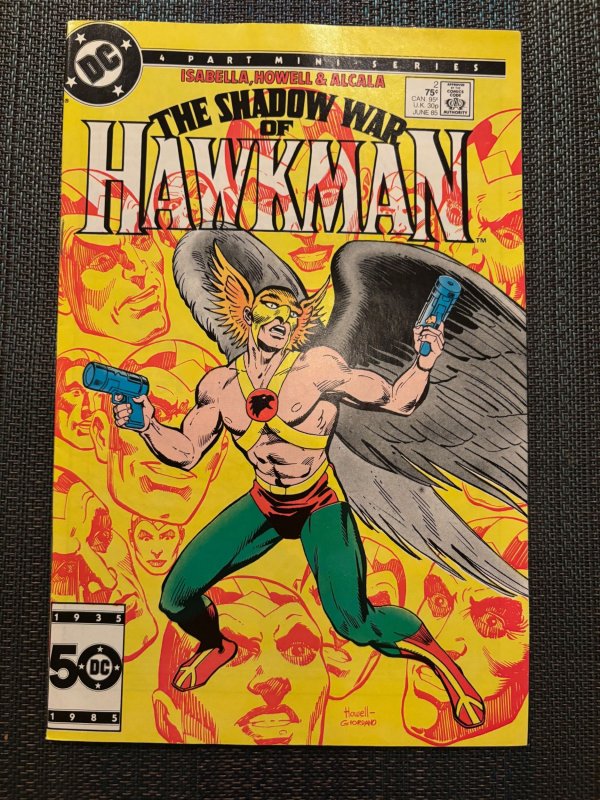 The Shadow War of Hawkman #2 (1985), raw, ungraded comic book — front cover