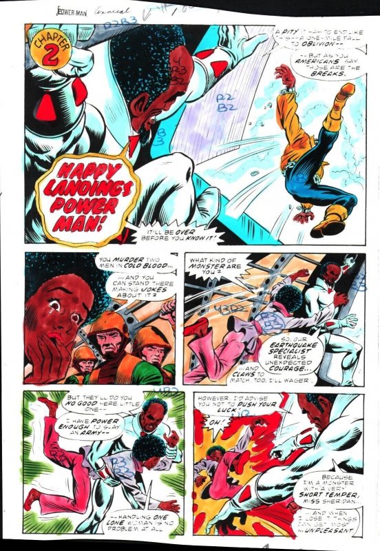 Power Man Annual #1, raw, ungraded comic book — front cover