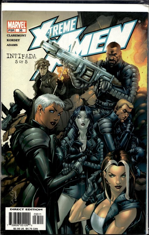 X-Treme X-Men #35 (2004), raw, ungraded comic book — front cover