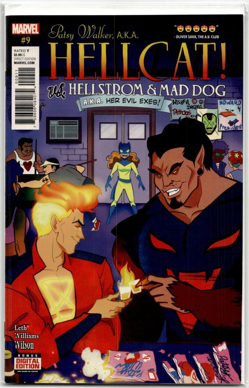 Patsy Walker, A.K.A. Hellcat! #9 (2016), raw, ungraded comic book — front cover