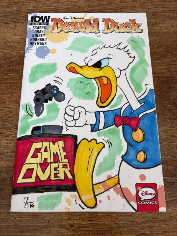 Donald Duck #1, raw comic book in NM condition — front cover
