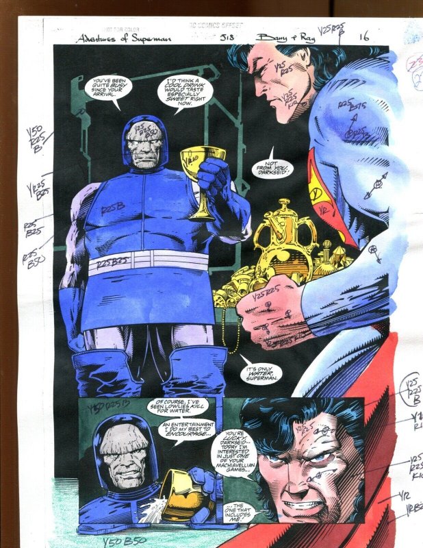 Adventures of Superman #518 (DC Comics, 1994), raw, ungraded comic book — front cover