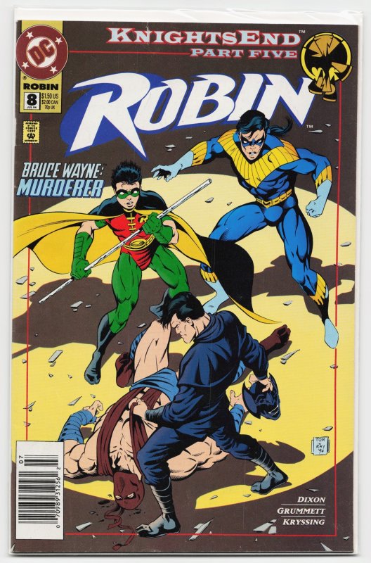 Robin #8 (DC Comics, 1994), raw, ungraded comic book — front cover