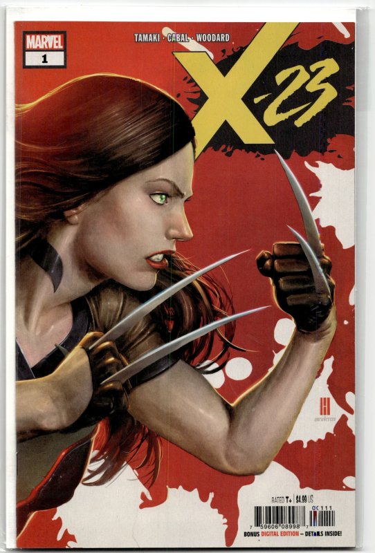 X-23 #1 (Marvel Comics, 2018), raw, ungraded comic book — front cover
