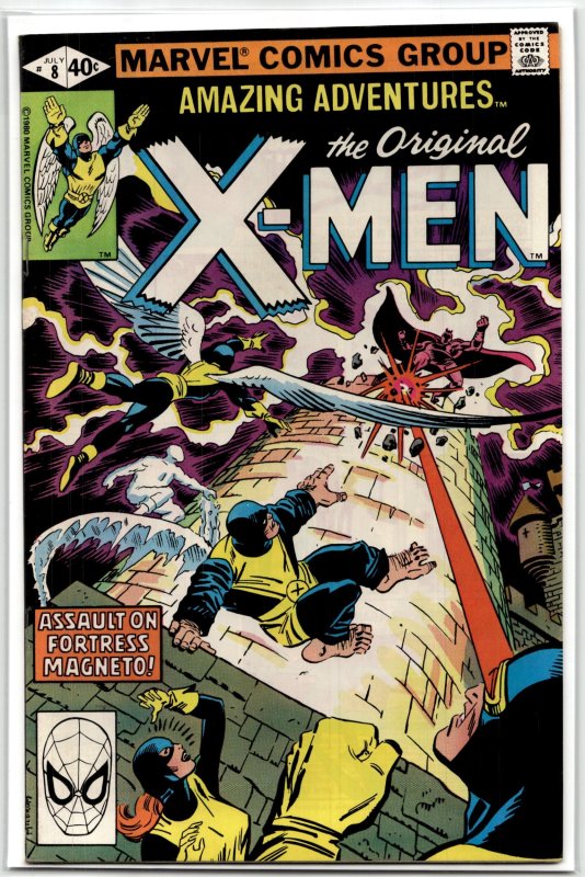 Amazing Adventures #8 (Marvel Comics, 1980), raw, ungraded comic book — front cover