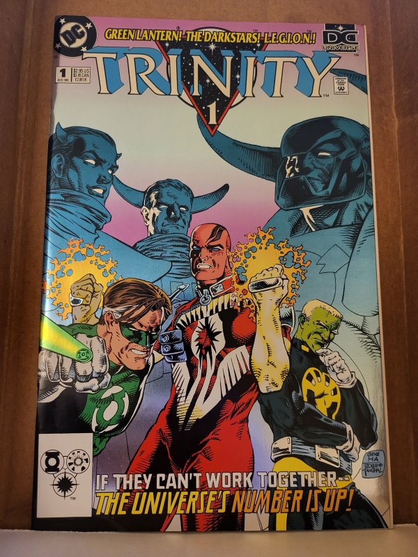 DC Universe: Trinity #1 (DC Comics, 1993), raw, ungraded comic book — front cover