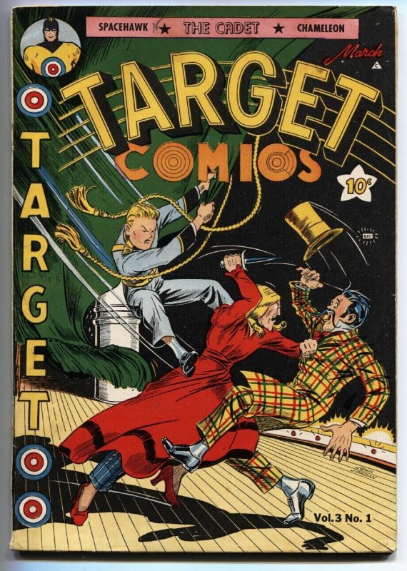 Target Vol 3 #1, raw, ungraded comic book — front cover