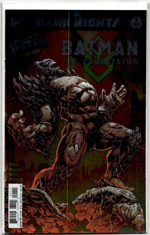 Batman: The Devastator (2018) Batman (DC Comics, 2018), raw, ungraded comic book — front cover