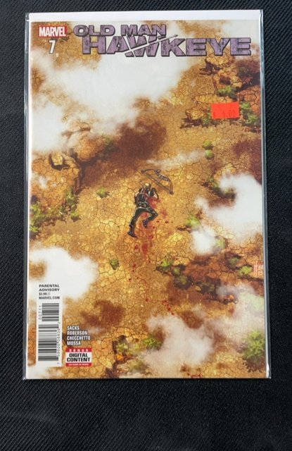 Old Man Hawkeye #7 (2018), raw, ungraded comic book — front cover