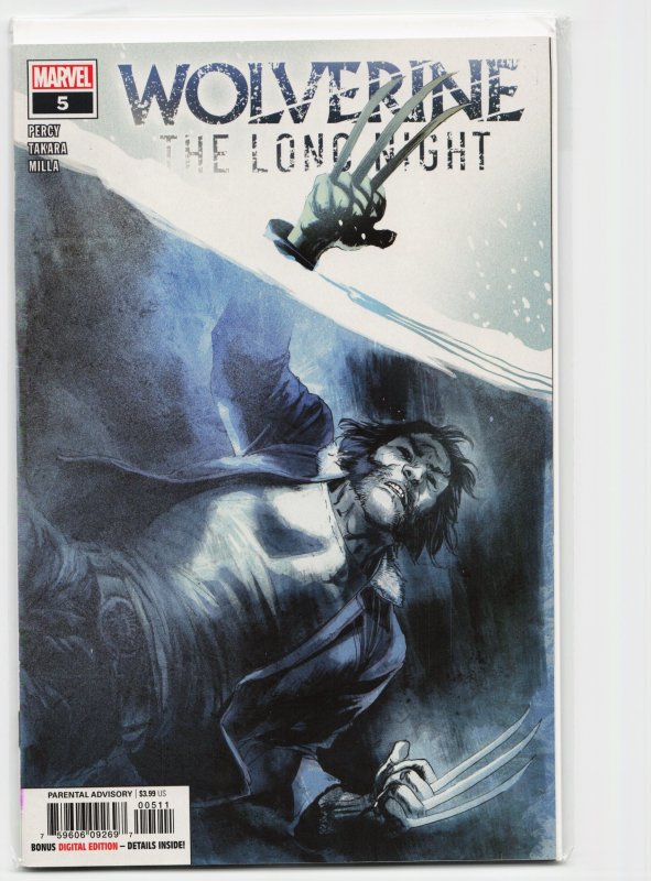 Wolverine: The Long Night Adaptation #5 (Marvel Comics, 2019), raw, ungraded comic book — front cover
