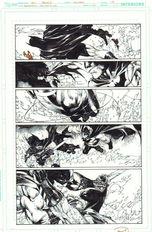 Batman Detective #10, raw, ungraded comic book — front cover