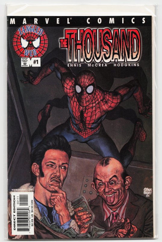 Spider-Man's Tangled Web #1 (2001), raw, ungraded comic book — front cover