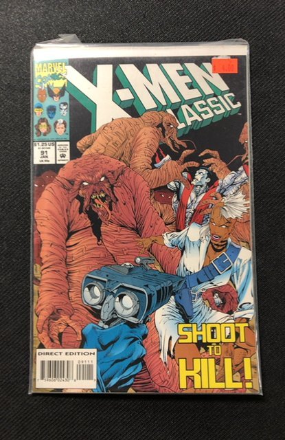 X-Men Classic #91 (1994), raw, ungraded comic book — front cover