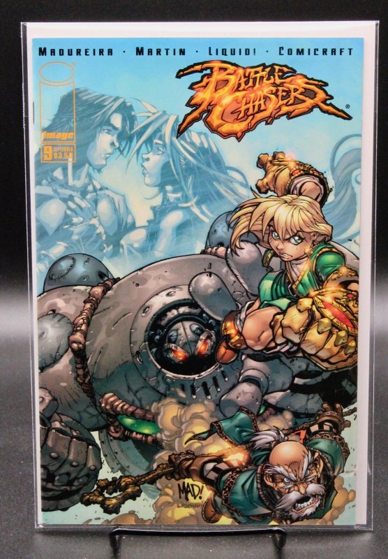 Battle Chasers #9 (Image Comics, 2001), raw, ungraded comic book — front cover