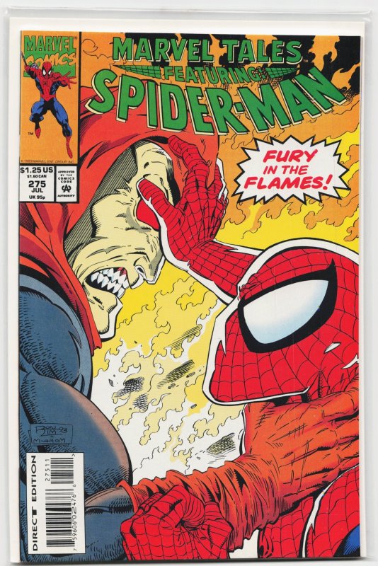 Marvel Tales #275 (Marvel Comics, 1993), raw, ungraded comic book — front cover