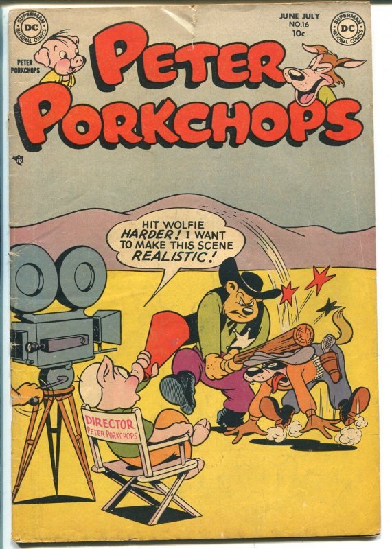 Peter Porkchops #16 (DC Comics, 1952), raw, ungraded comic book — front cover