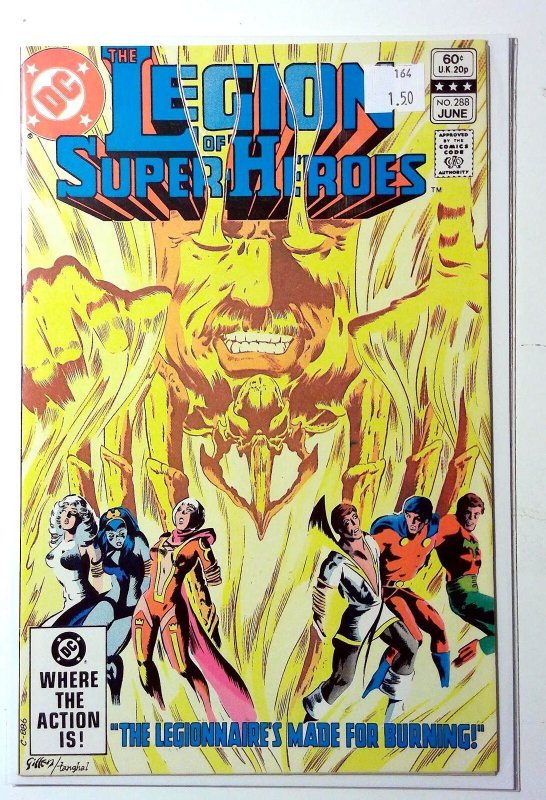 Legion Super-Heroes #288 (DC Comics, 1982), raw, ungraded comic book — front cover
