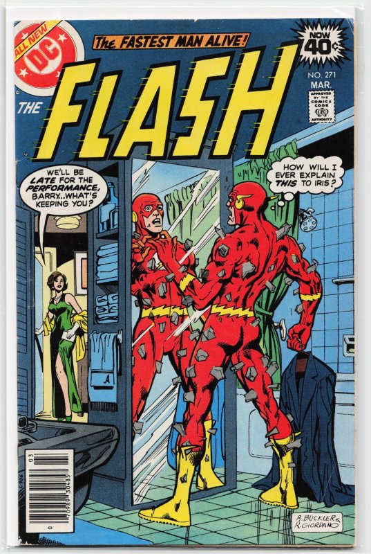 The Flash #271 (DC Comics, 1979), raw, ungraded comic book — front cover