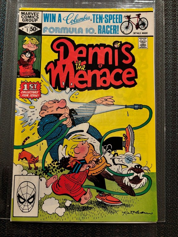 Dennis the Menace #1 (1981), raw, ungraded comic book — front cover