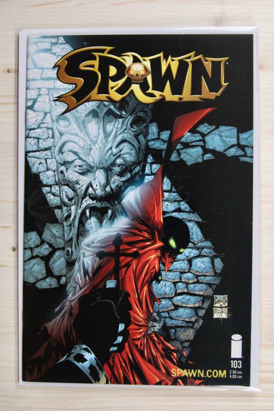 Spawn #103 (Image Comics, 2001), raw comic book in NM 9.4 condition — front cover