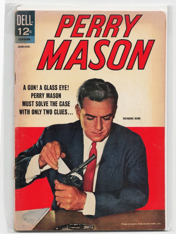 Perry Mason Mystery Magazine #1 (1964), raw, ungraded comic book — front cover