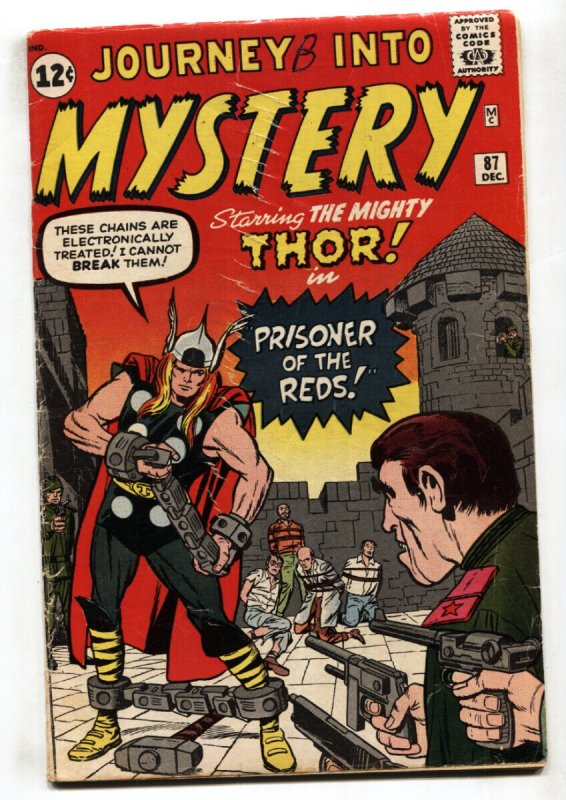 Journey into Mystery #87 - 1962 - Marvel - VG - Comic Book (Marvel Comics, 1962), raw comic book in VG condition — front cover