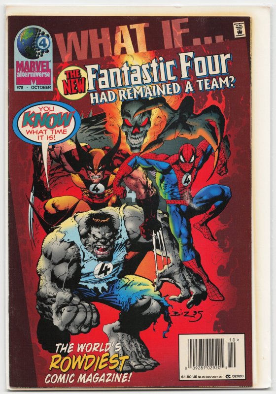 What If...? #78 (1995), raw, ungraded comic book — front cover