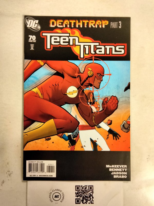 Teen Titans #70 (DC Comics), raw comic book in NM condition — front cover
