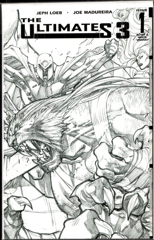 The Ultimates 3 #1 (2008), raw, ungraded comic book — front cover